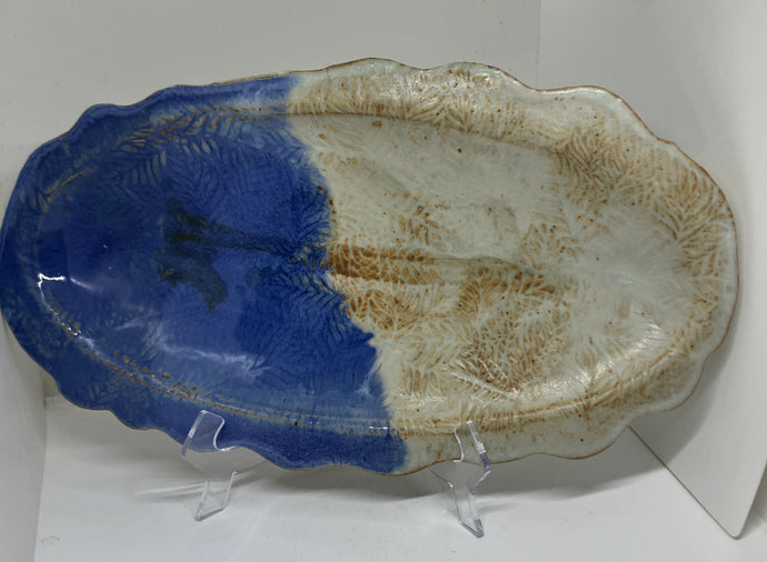 Footed Ceramic Platter