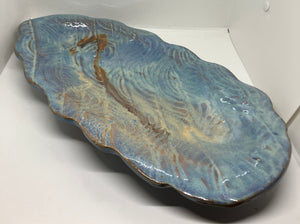 Footed Ceramic Platter