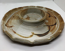Load image into Gallery viewer, Stoneware Chip and Dip Platter