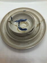 Load image into Gallery viewer, Wheel thrown Stoneware Dinnerware Set: Bowl, Salad Plate, Dinner Plate