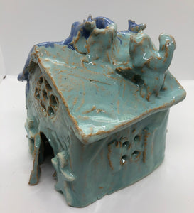 Gingerbread House with a varied color glaze